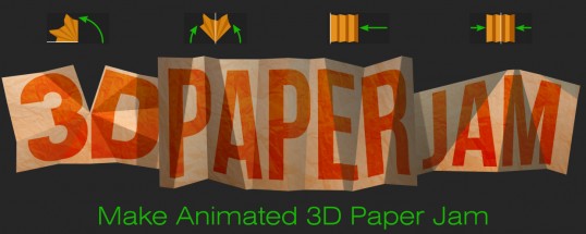 3D Paper Jam - Script, Plugin For After Effect