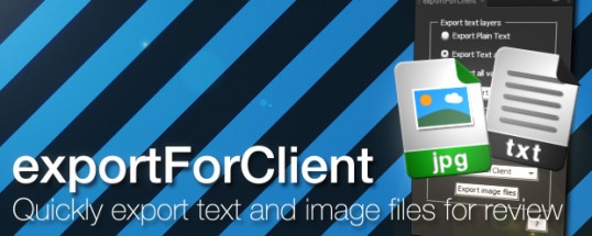 exportForClient  - Script, Plugin For After Effect 