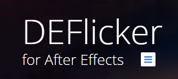 Revision FX DE Flicker - Script, Plugin For After Effect 