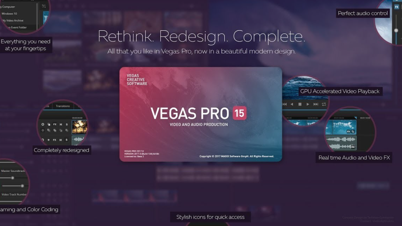 Sony Vegas Pro 15 Full – Phần mềm làm phim, video
