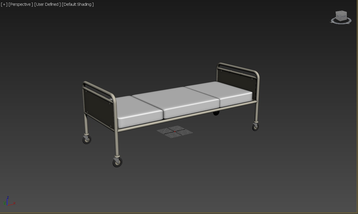 Bed 4 - Medical Equipment Model 3D Download For Free