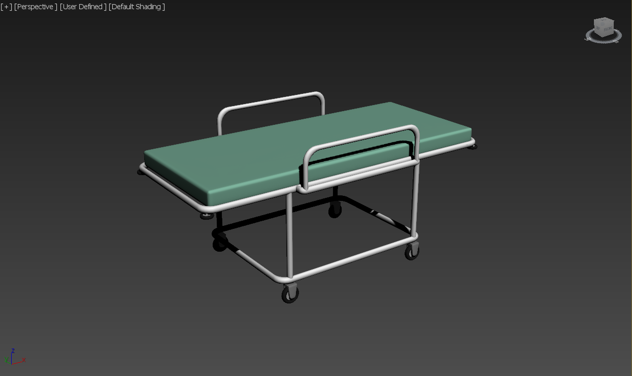 Bed 1 - Medical Equipment Model 3D Download For Free