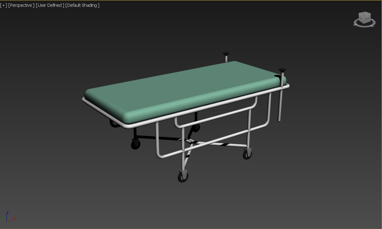 Bed 2 - Medical Equipment Model 3D Download For Free