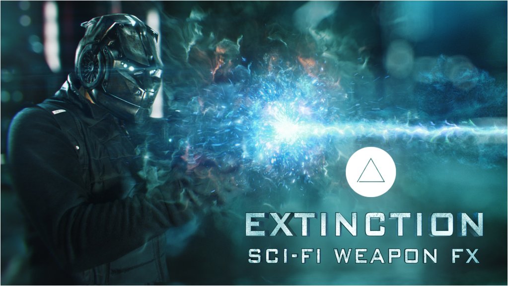 Extinction: Sci-Fi Weapons FX (4K) - Footage