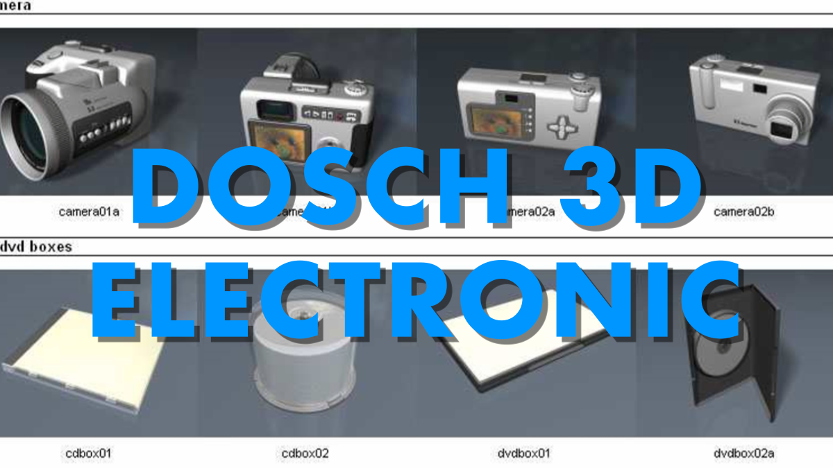 DOSCH 3D: Electronics - Model 3D Download For Free