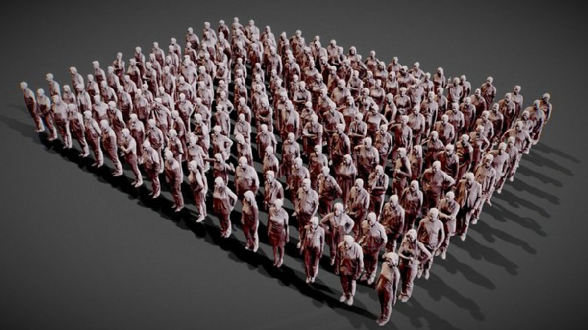 192 Low Poly People - Model 3D Download For Free