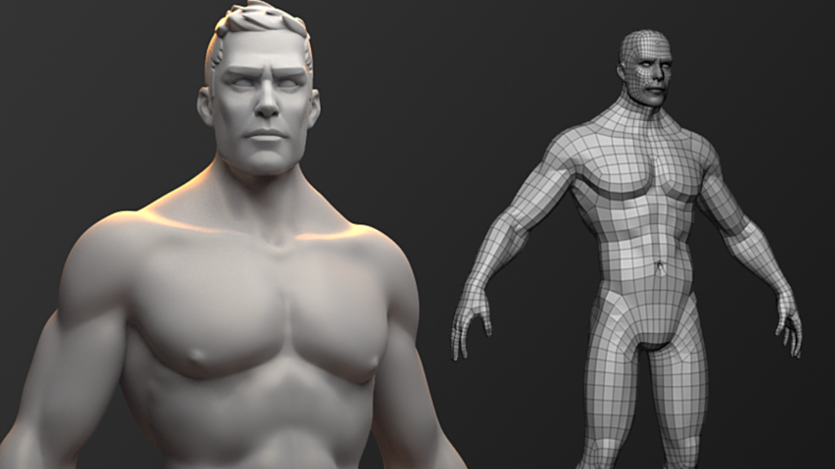 Superhero Base Mesh Model 3D Download For Free VFXVIET COM 