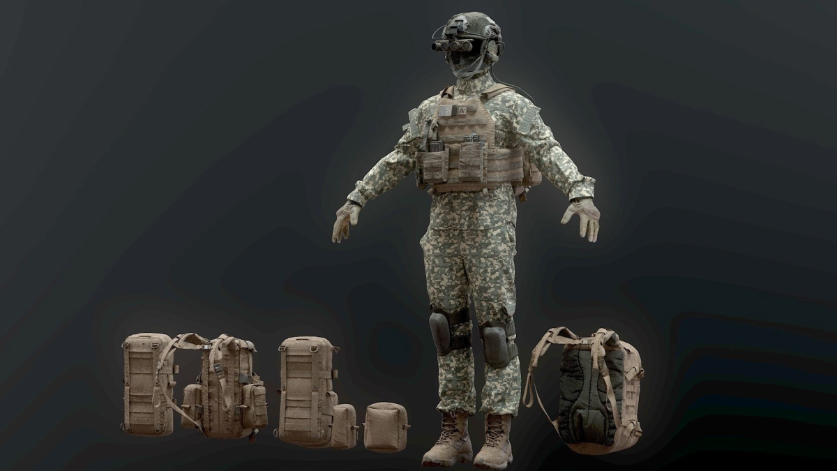 SOLDIER complete Pack 3D  model  Model  3D  Download For 