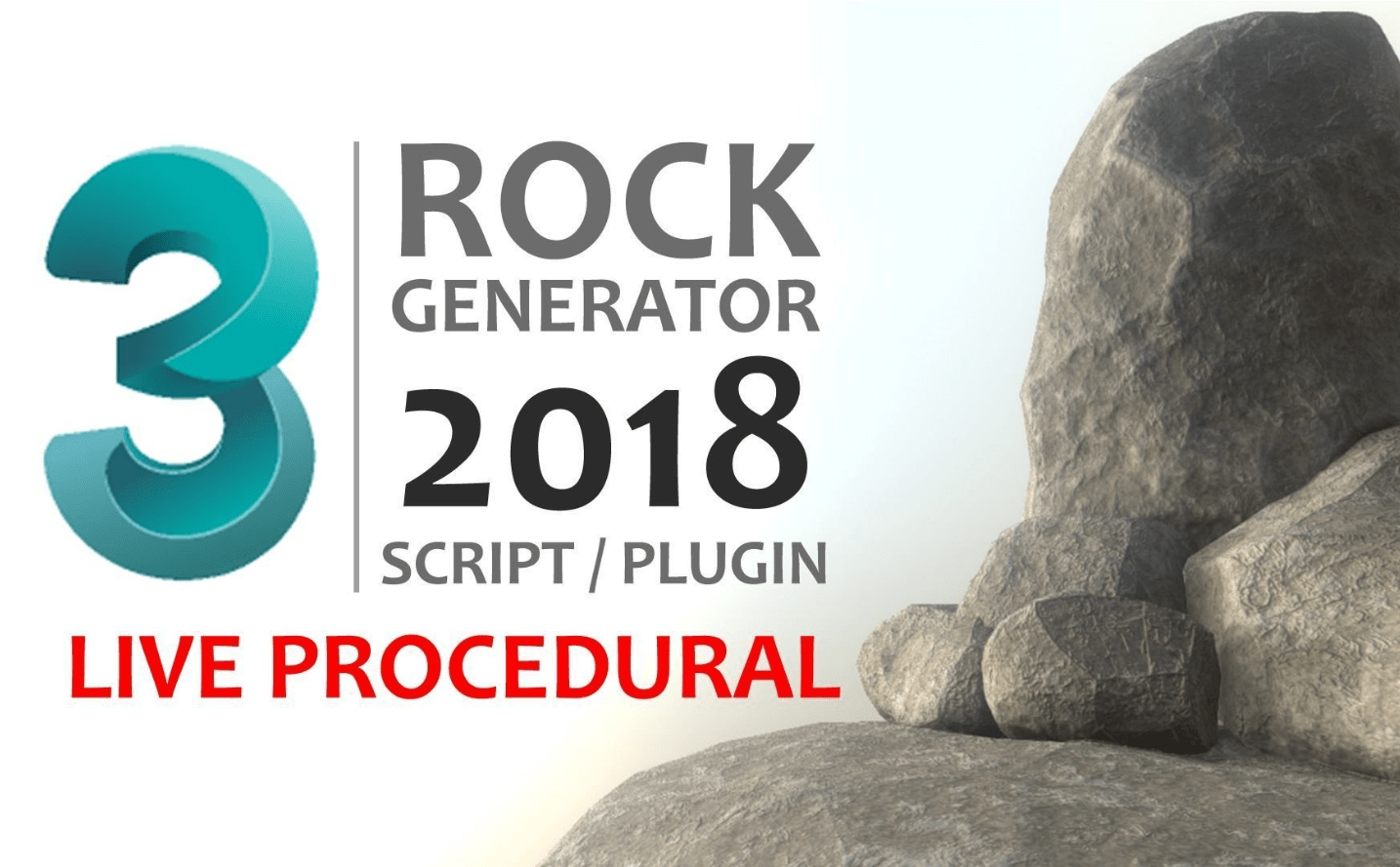 Rock Generator V2 - Plugin for 3dsMax