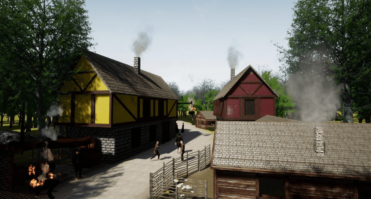 Fantasy medieval Village pack - Model 3D Download For Free