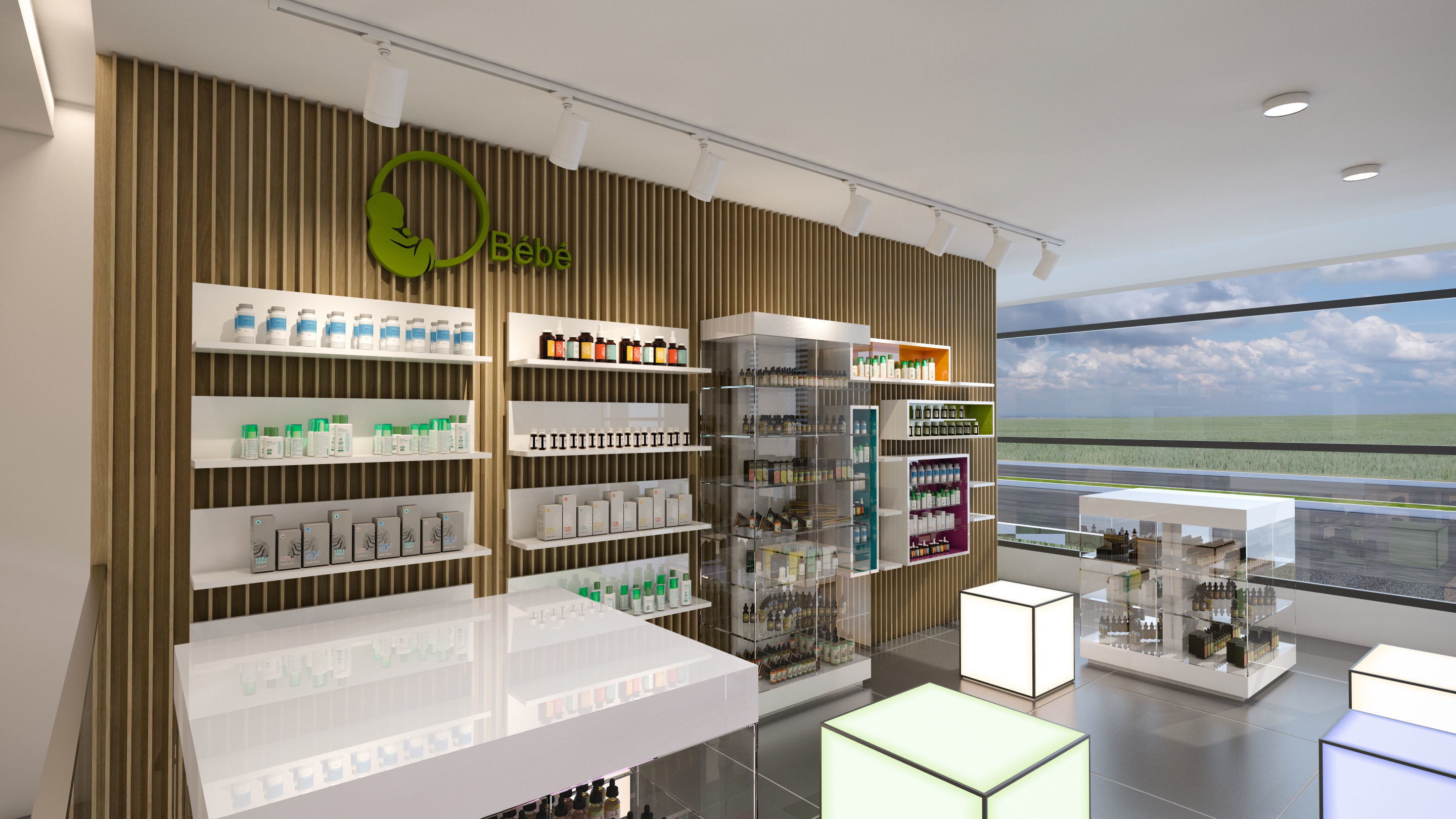 Modern Pharmacy 3d Model - Model 3D Download For Free | VFXVIET.COM ...