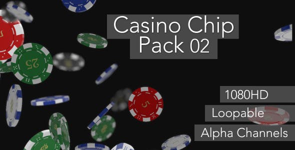 Videohive 8683077 - Casino Chip Pack 02 - Motion Graphic - Footage