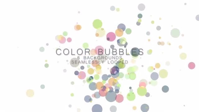 MA 244453 - Color Bubbles Pack - Footage