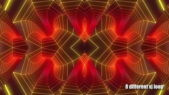 Videohive 23766940 - VJ Abstract Disco Designs 218157 - Footage