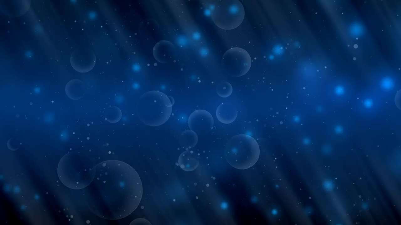 Videohive 20152777 - Particles On A Dark Blue BG Loop 216846 - Footage