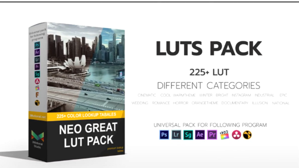  Neo Great LUTs Pack - Cinema & Film LUTS (Win/Mac) - LUTS MÀU ĐẸP