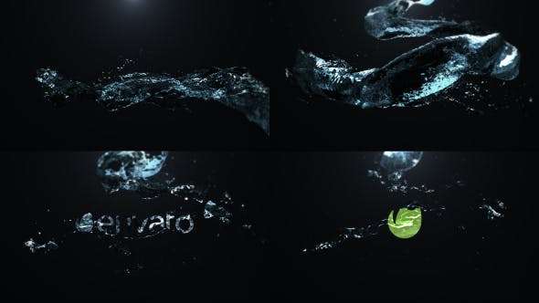 Videohive 18046872 - Spiral Liquid Logo Reveal - After Effect Template