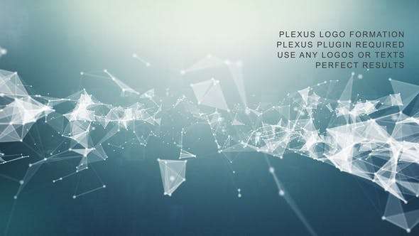 Videohive 24457858 - Plexus Logo Formation - After Effect Template