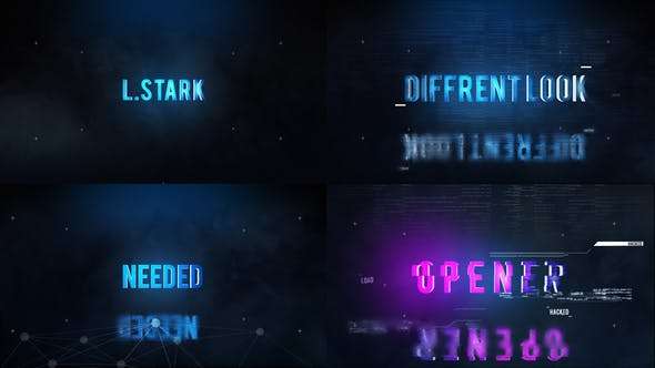 Videohive 22377715 - Hi-Tech Titles Opener - After Effect Template