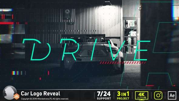 Videohive 20426344 - Car Logo Reveal - After Effect Template