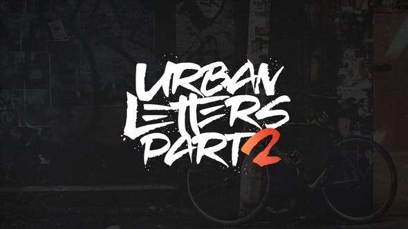 Videohive 23203427 - Urban Letters 2 - After Effect Template
