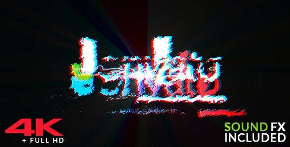 Videohive 21409294 - Glitch Logo - After Effect Template