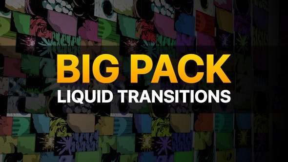 Liquid Transitions Big Pack 23309842 - After Effects - Videohive