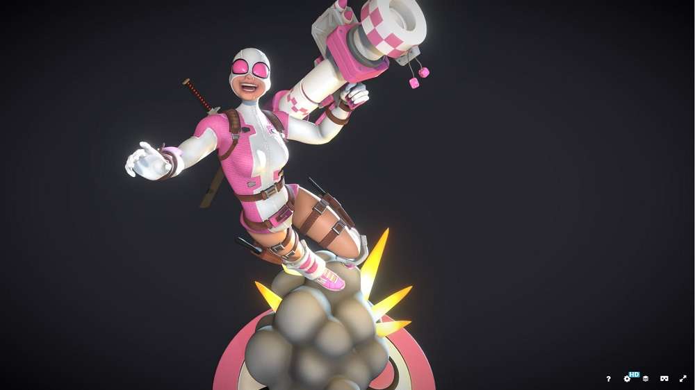 Gwenpool - Model 3D For Free