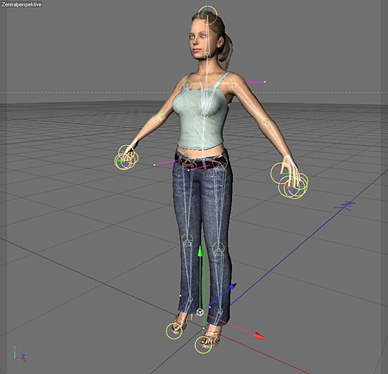 3d maya human rigged models free download